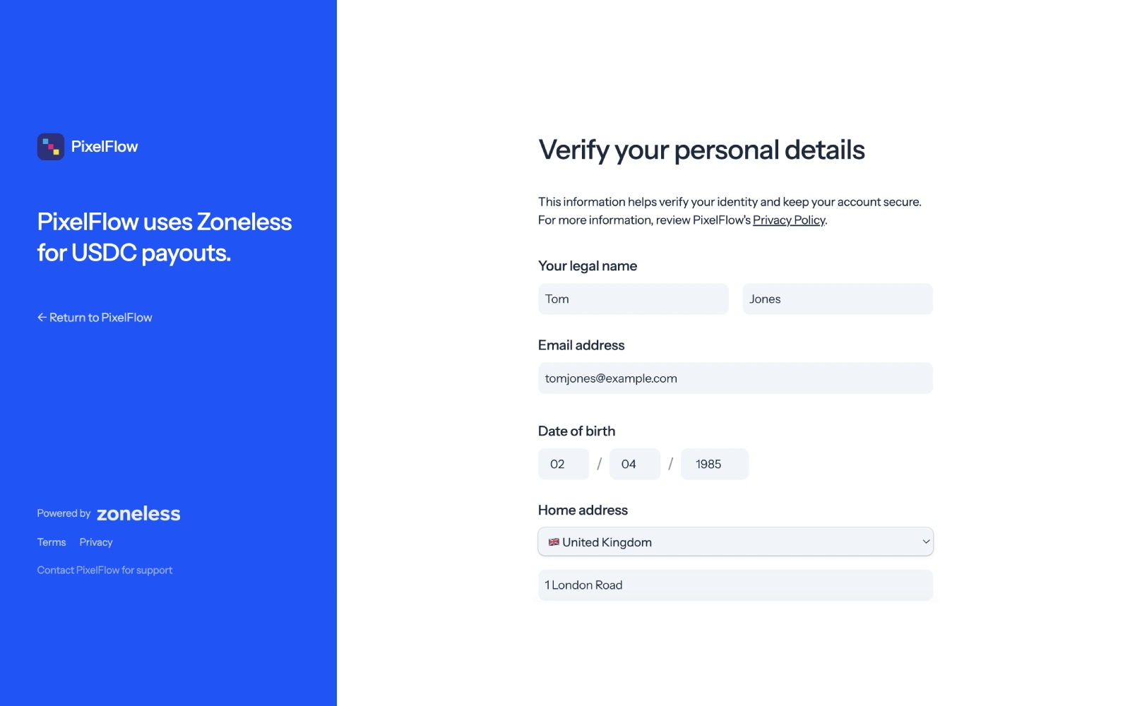 Seller Onboarding